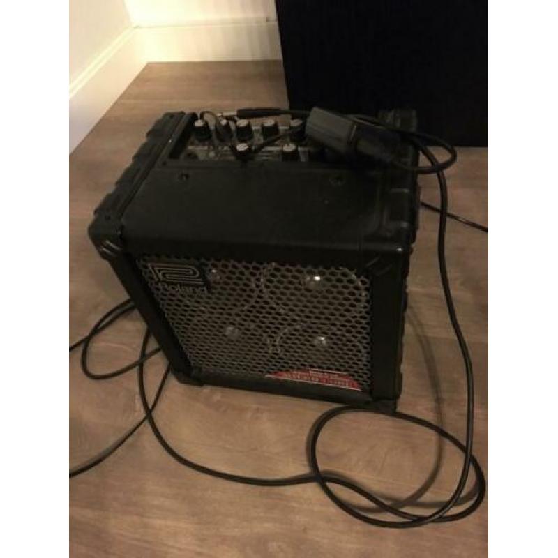 Elektrische gitaar met versterker