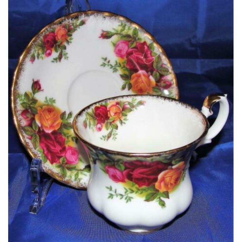 Royal Albert Old Country Roses dames kop en schotel