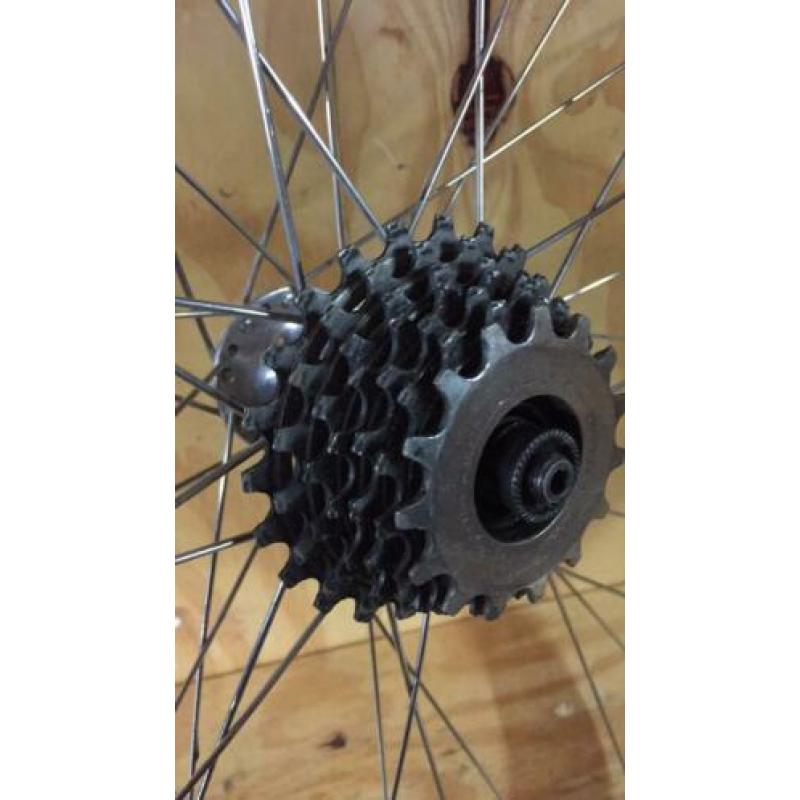 Campagnolo record retro mavic open draad band achterwiel