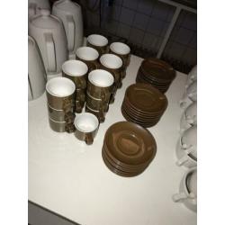Hotel porcelein servies koffie en thee potten soepkoppen