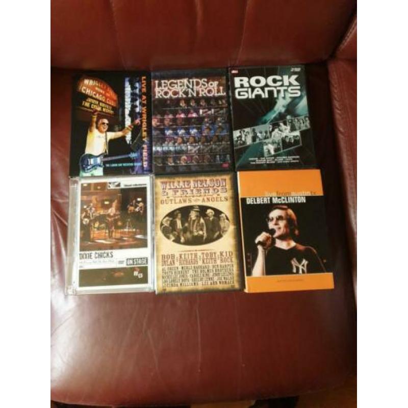 42 muziek dvd's originele 3 euro stuk marillion,thin lizzy l