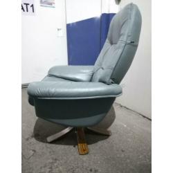 Hele mooie lederen Skalma Deense design relax fauteuil