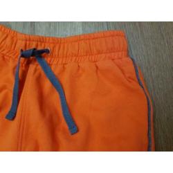 joggingbroek maat 134 set van 2 joggingbroeken grijs oranje