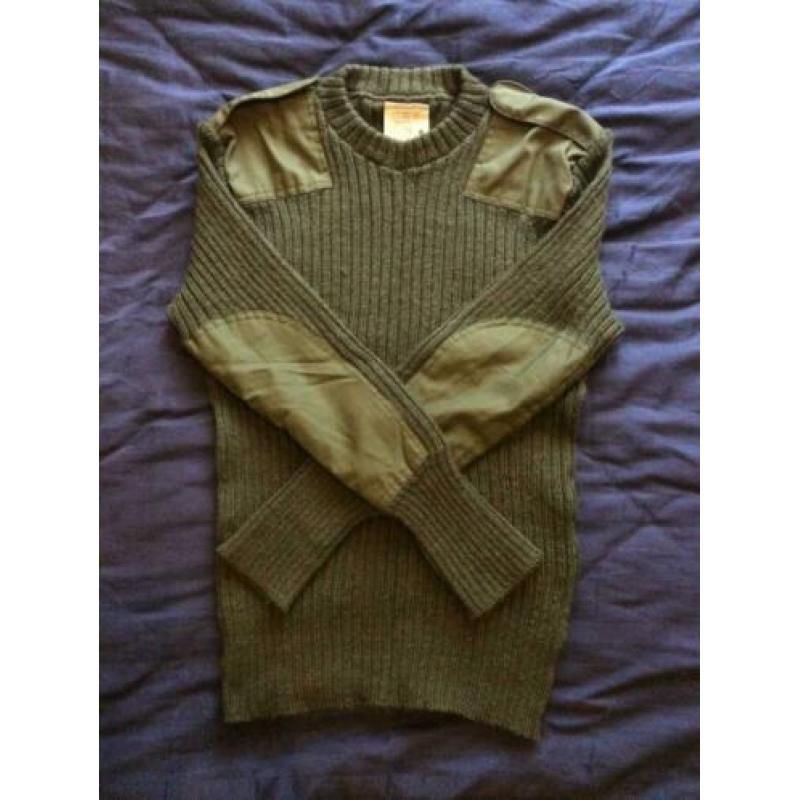 Origineel engels commando trui maat borst 94cm arm 60cm