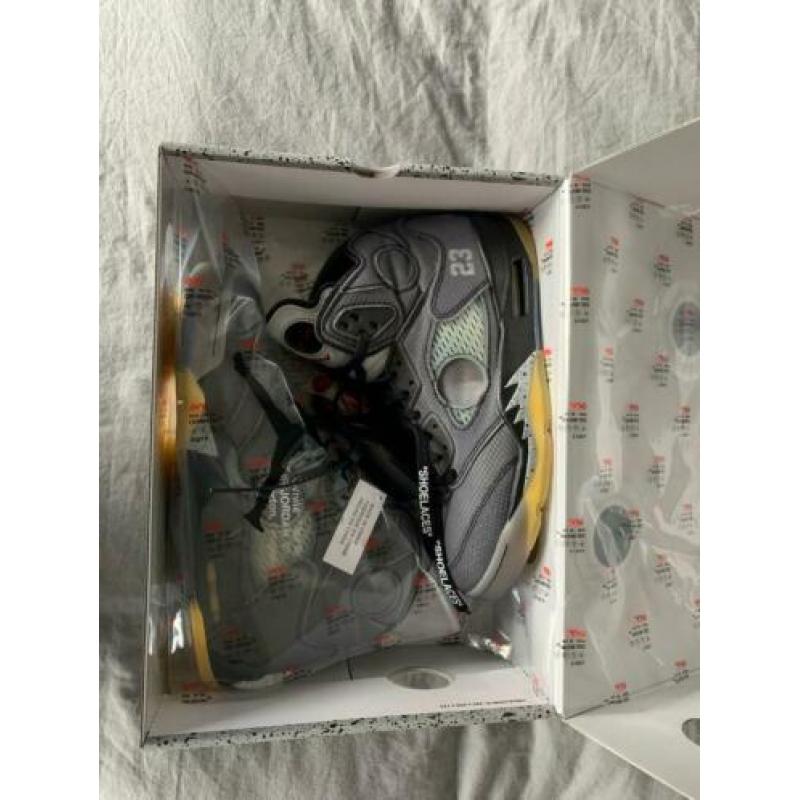 Off White x Jordan 5 EU maat 42,5