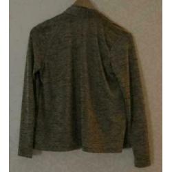 grijs losvallend vest maat XS