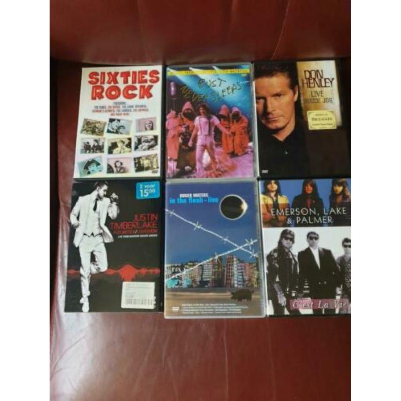 42 muziek dvd's originele 3 euro stuk marillion,thin lizzy l