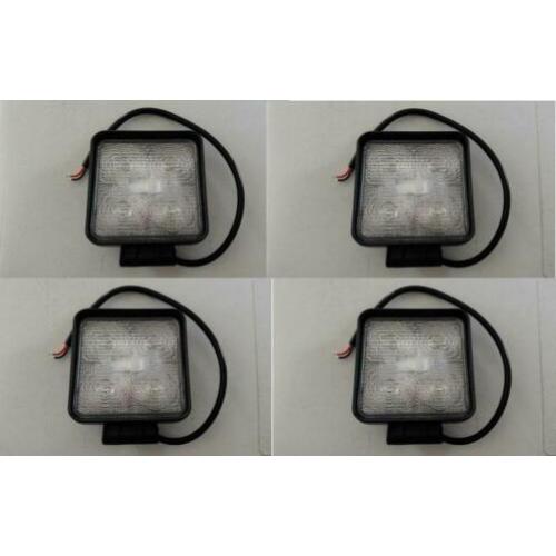 Set van 4 stuks LED Werklamp 15W - 10/30V DC #650