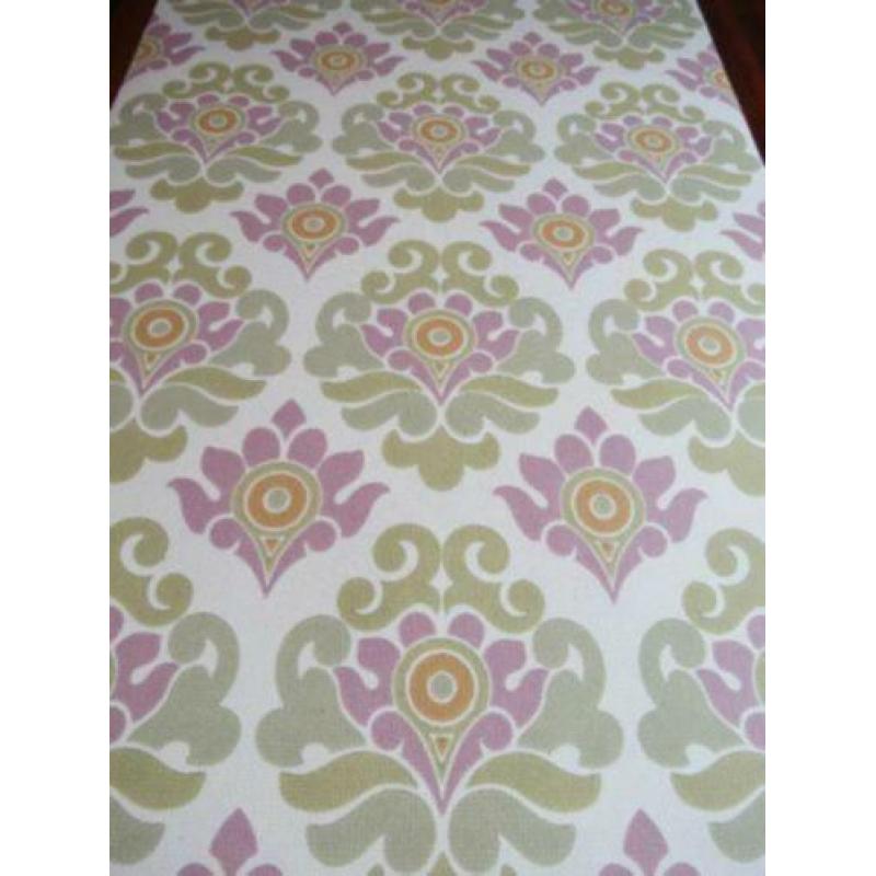 Origineel zeldzaam vintage 60s/70s behang, nieuwstaat!