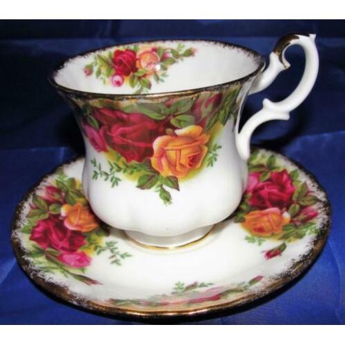 Royal Albert Old Country Roses dames kop en schotel