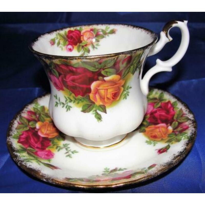 Royal Albert Old Country Roses dames kop en schotel