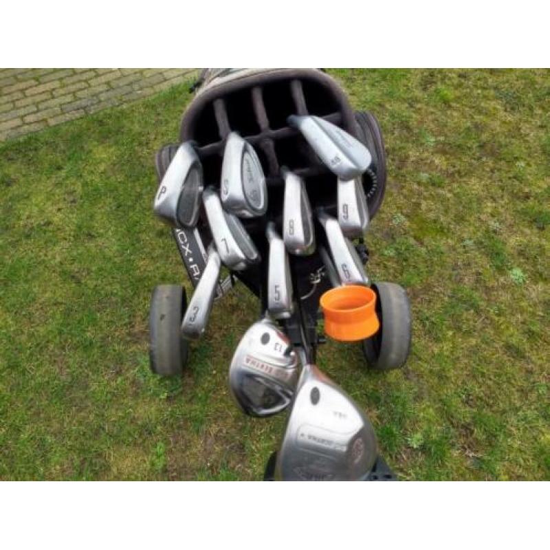 Titleist heren golfset compleet met golftrolley