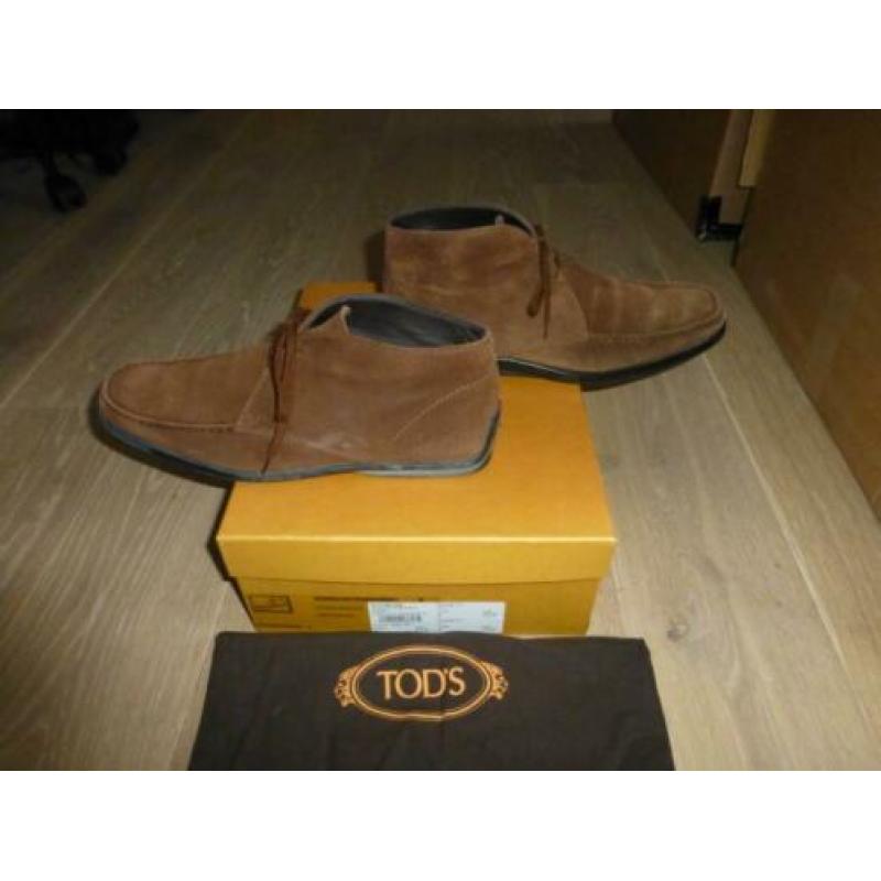 2 paar TOD's suede boots maat 42/42,5 totaal 175 euro !