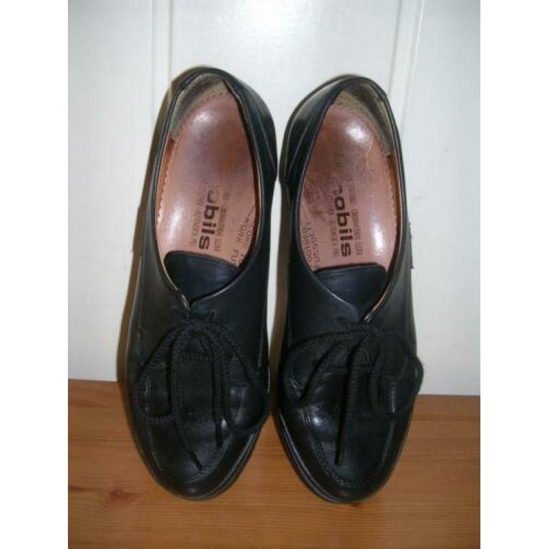 Nette zwarte leren schoenen / pumps van Mephisto, maat 39