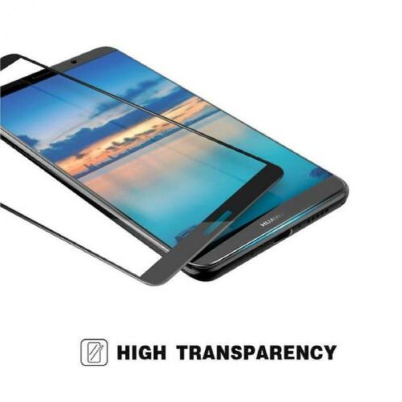 5D Full Cover 9H Screenprotector for Huawei P10 Lite _ Black