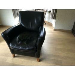 Backtet ( Italiaans design) leren stoelen