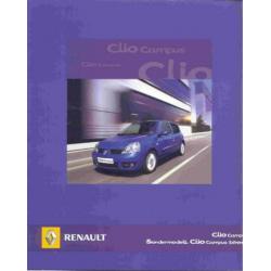 Renault folders van actiemodellen (2001-2003) Clio, e.a.