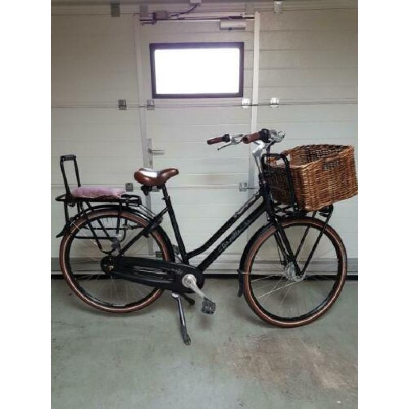 Fiets 28 inch dames Gazelle Miss Grace Black zgan