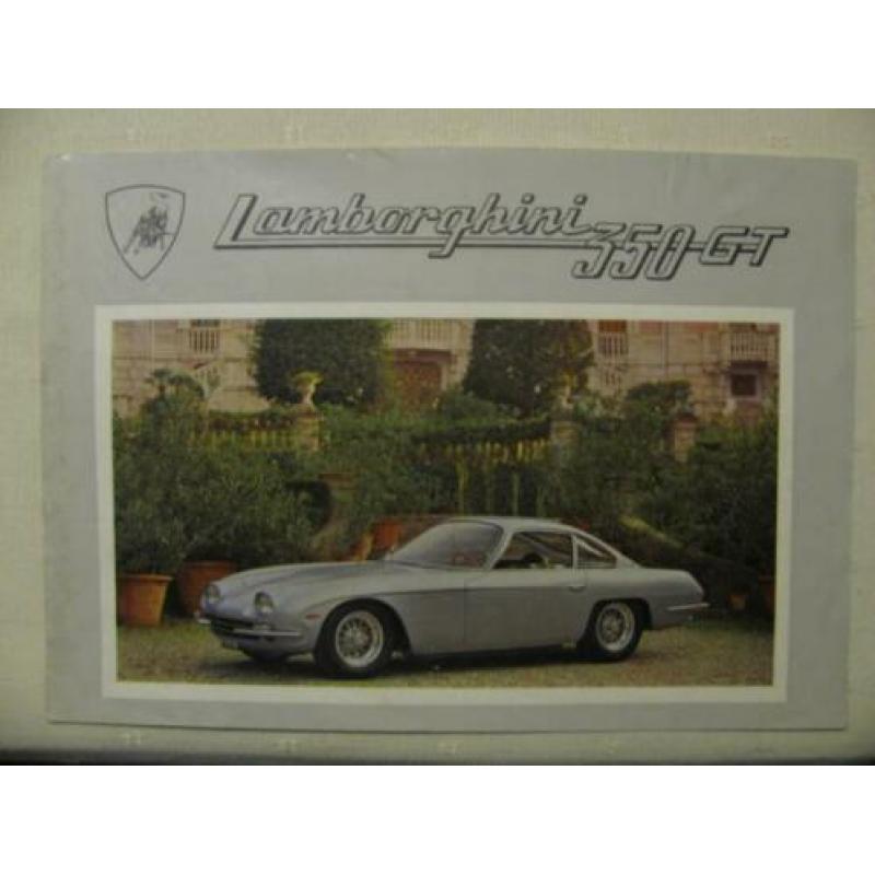 9 Lamborghini 350 GT brochure