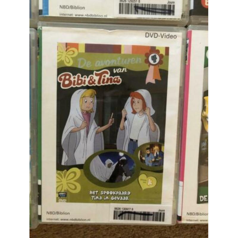 Dvd’s kinderen oa Sesamstraat en Lola