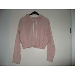 nude roze hoodie, mt M van Divided