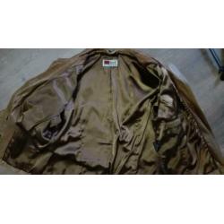 Te koop, leren damesjas bruin. Mt.40