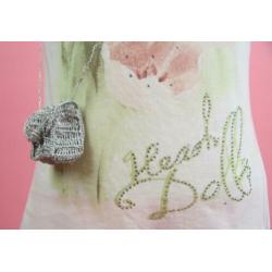 *NIEUW* Silvian Heach Kids t-shirt wit pastel maat 5 (110)