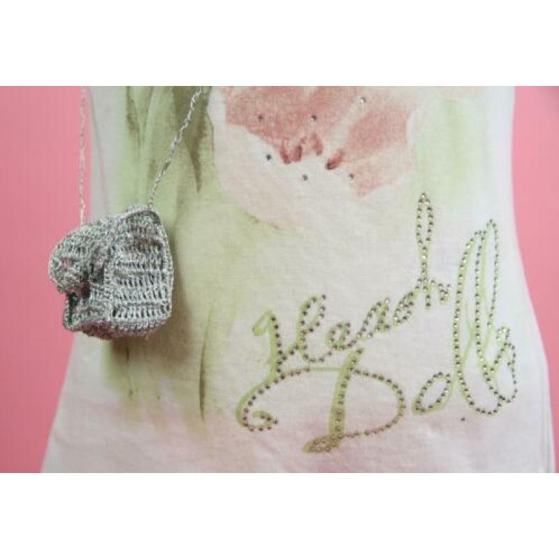 *NIEUW* Silvian Heach Kids t-shirt wit pastel maat 5 (110)
