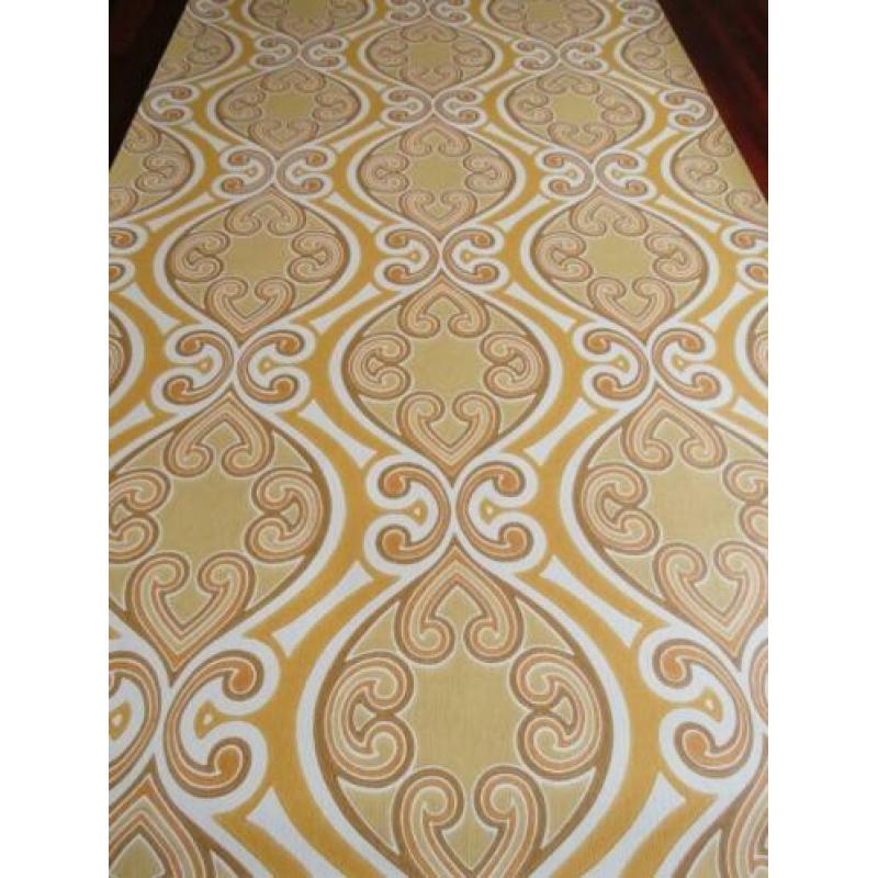 Origineel zeldzaam vintage 60s/70s behang, nieuwstaat!
