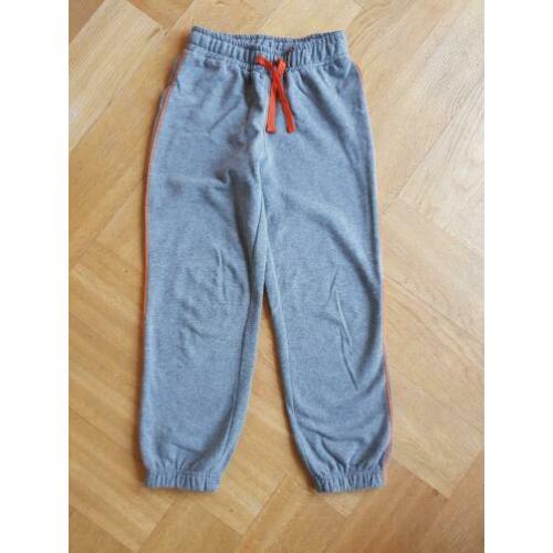 joggingbroek maat 134 set van 2 joggingbroeken grijs oranje