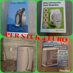 WEEKEND AANBIEDING! Heaters, koelers, vazen en verjagers