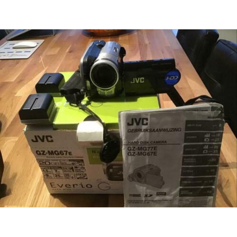 JVC-MG67e Everio Camcorder, geheel compleet.