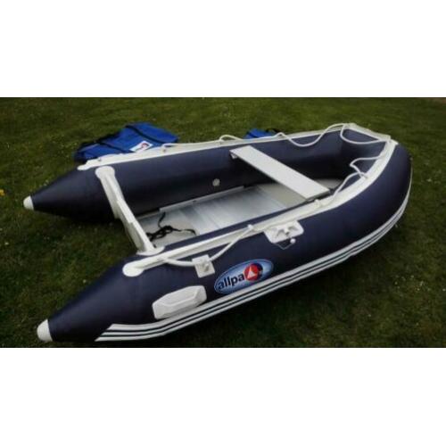 Allpa sens 265 rubberboot aluminium vloer