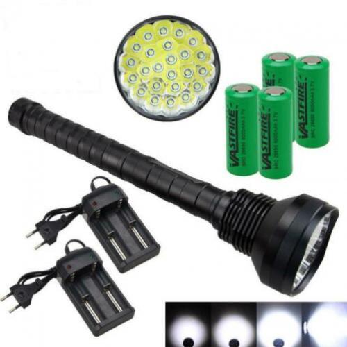 Extreem Felle Zaklamp 40000 LM Led Zaklantaarn 40000 Lumen