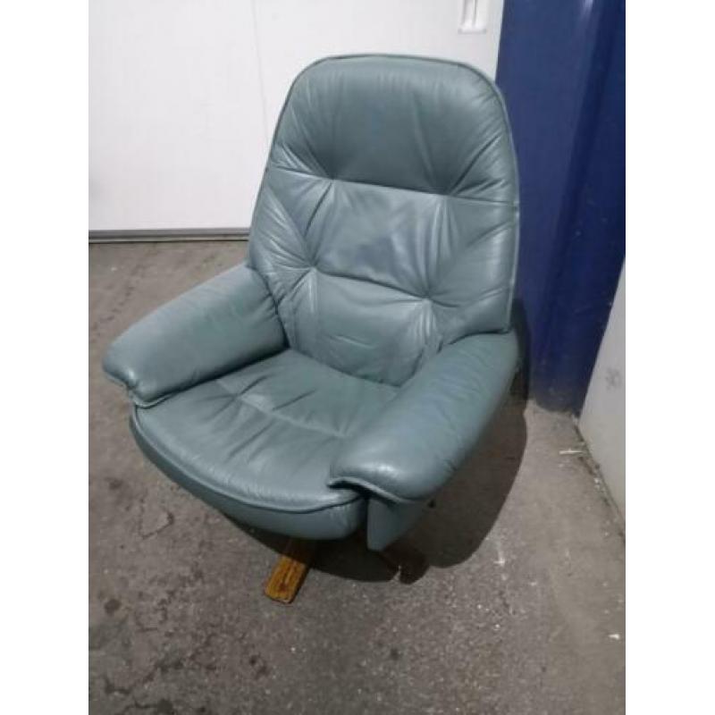 Hele mooie lederen Skalma Deense design relax fauteuil