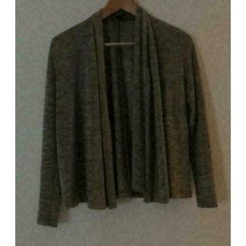 grijs losvallend vest maat XS