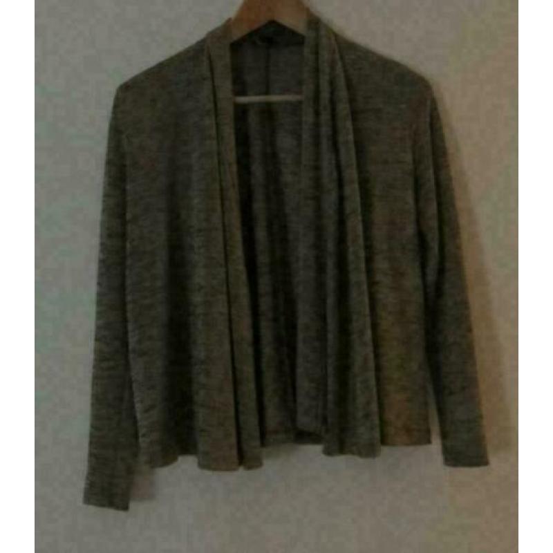 grijs losvallend vest maat XS