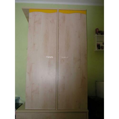 Kleding Kast Gaultier houtkleur zgan