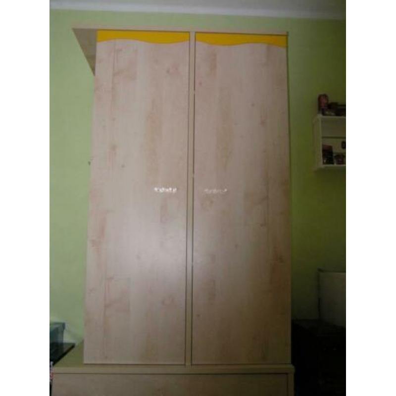 Kleding Kast Gaultier houtkleur zgan