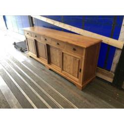 Teak buffetkast groot 240 x 95 x 55