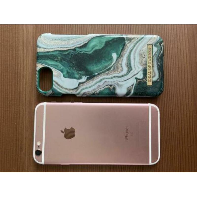 iPhone 6S rosé gold inclusief Ideal of sweden hoesje
