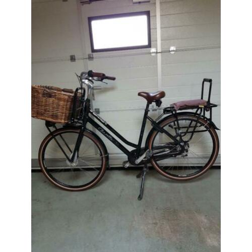 Fiets 28 inch dames Gazelle Miss Grace Black zgan