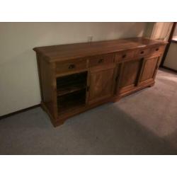 Teak buffetkast groot 240 x 95 x 55