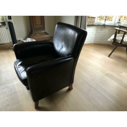 Backtet ( Italiaans design) leren stoelen