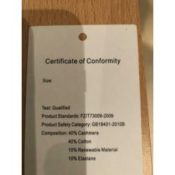 Cashmere Trui met Col