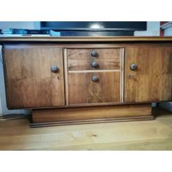 Retro dressoir massief houten kast