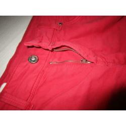 ZGAN: PEPE jeans rood maat M slim fit