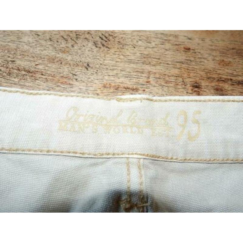 Beige man's World vrije tijdspantalon, maat 60.