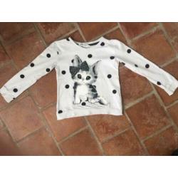 Leuke sweater, maat 110-116, meisje