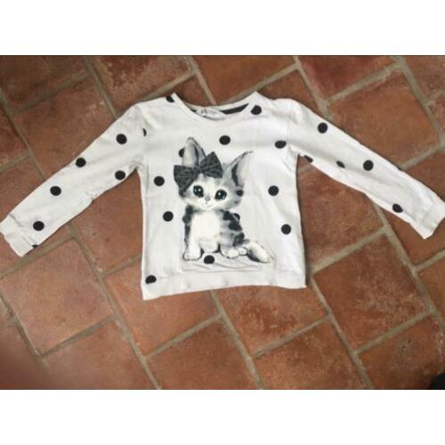 Leuke sweater, maat 110-116, meisje